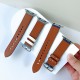 Blue denim contrasting leather smart watch strap