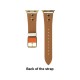 Decorative leather rivet decoration casual leather watch strap