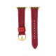 Waffle suede solid color minimalist leather strap