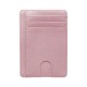 Multi-card slot artificial leather thin and light display window card holder