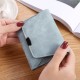 Velvet surface three fold multi card slot card bag
