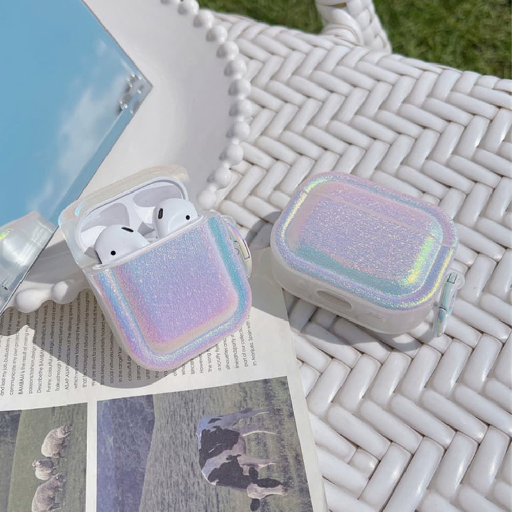 Simple and colorful laser personalized headphone case