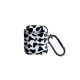 Cow patterned soft silicone buckle earphone case