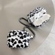 Cow patterned soft silicone buckle earphone case