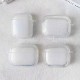 Thick transparent TPU anti drop buckle wireless headphone case