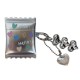 Electroplated colored heart-shaped candy packaging shape headphone case