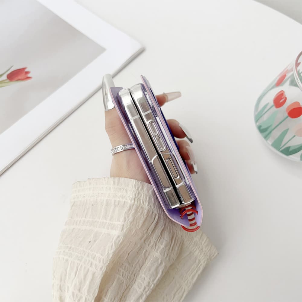 Creative notebook shaped personalized foldable phone case