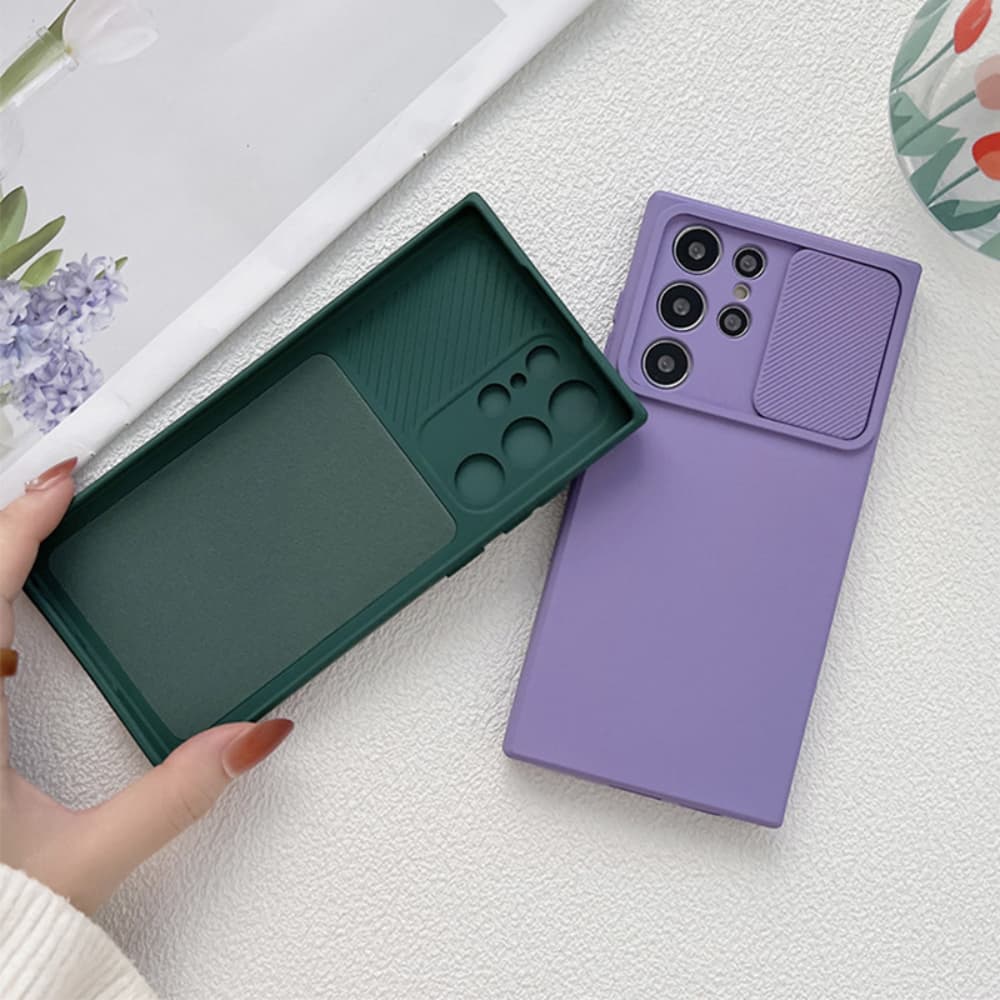 Creative camera sliding window lens protection TPU phone case