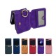 Multi slot flip style card bag with ring buckle and foldable phone case