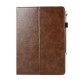 Flip style solid color artificial leather tablet protective cover pen slot