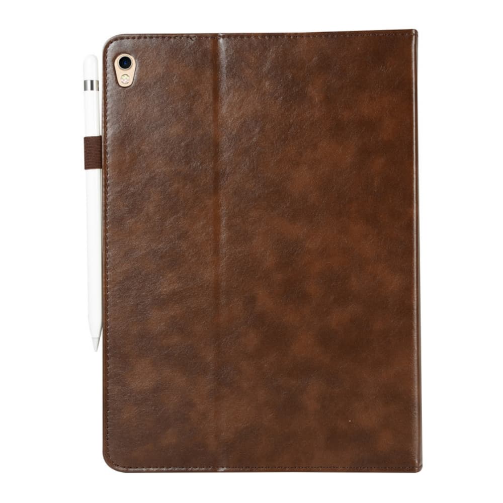Flip style solid color artificial leather tablet protective cover pen slot