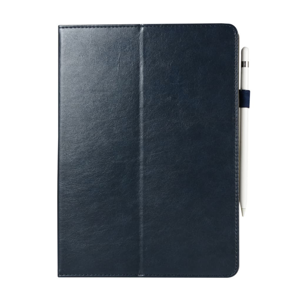 Flip style solid color artificial leather tablet protective cover pen slot