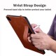 Wristband style solid color artificial leather flat anti fall protective cover