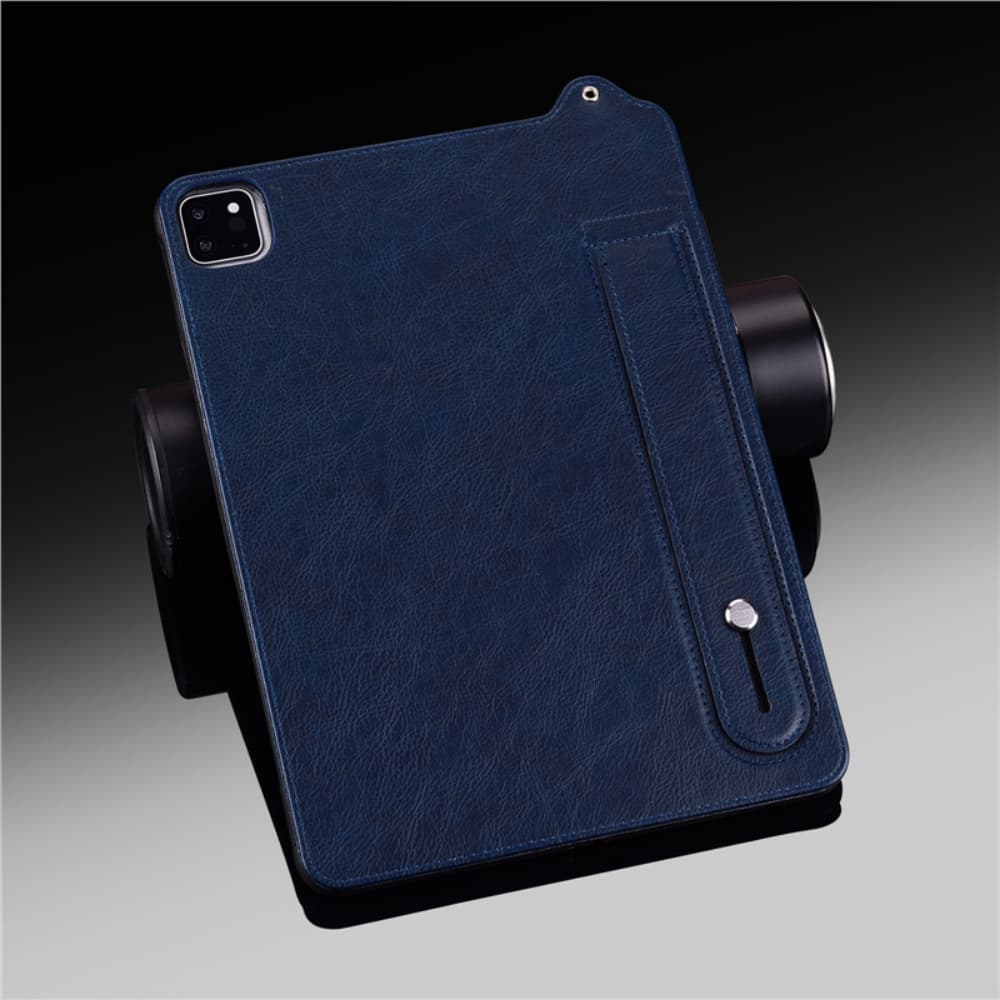 Wristband style solid color artificial leather flat anti fall protective cover