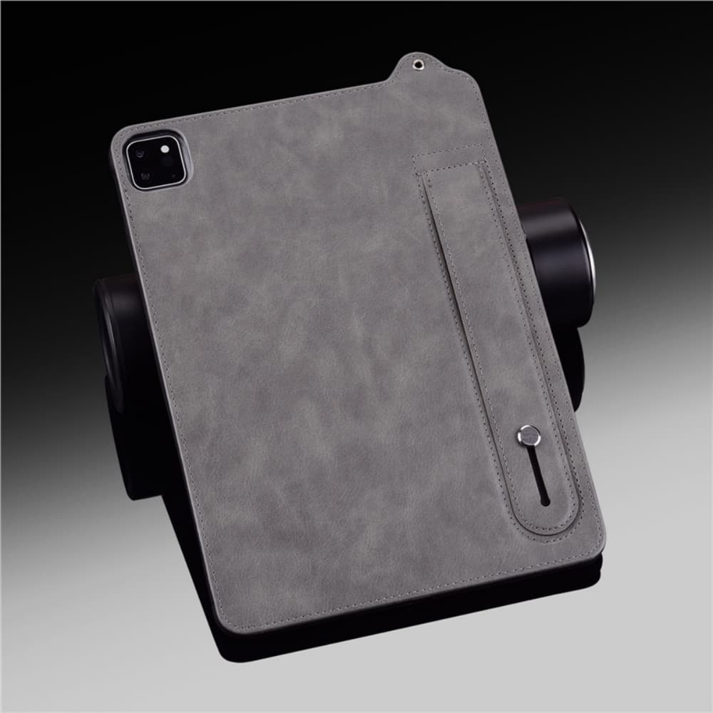 Wristband style solid color artificial leather flat anti fall protective cover