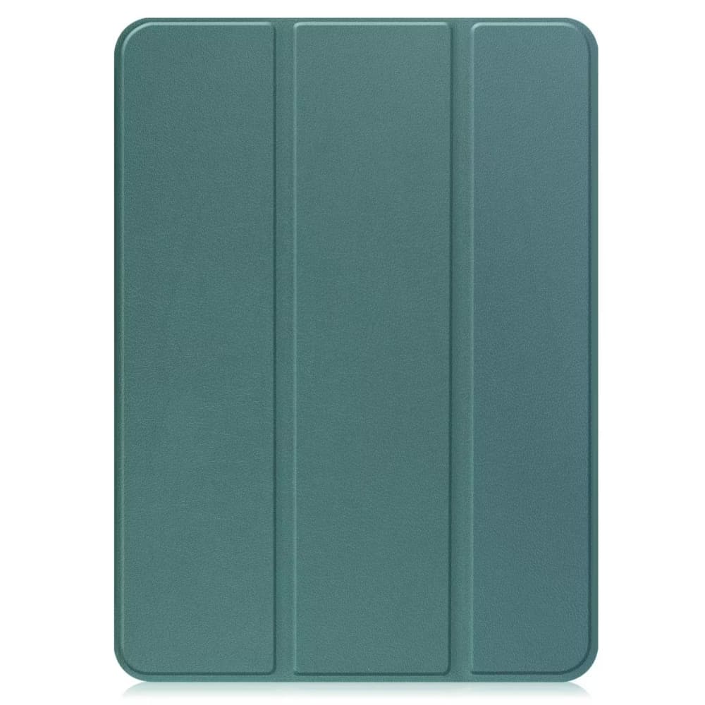 Three fold solid color artificial leather tablet anti fall protective cover