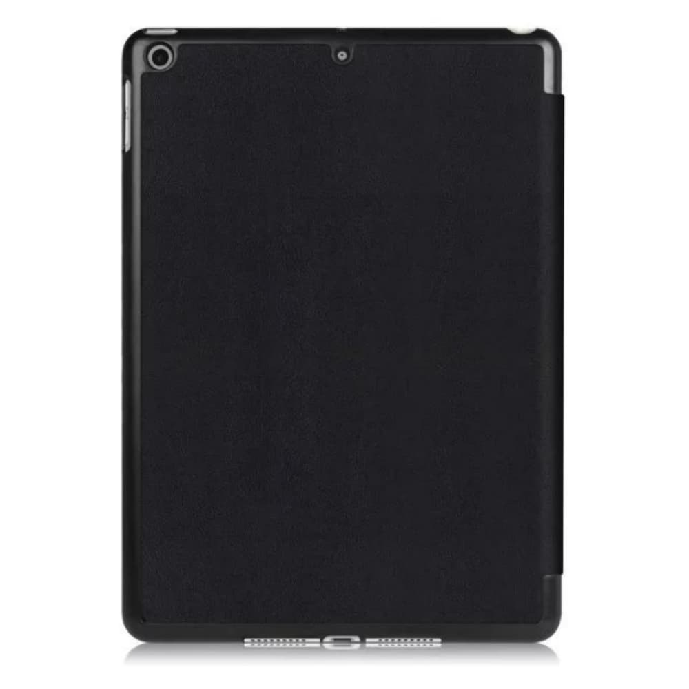 Three fold solid color artificial leather tablet anti fall protective cover