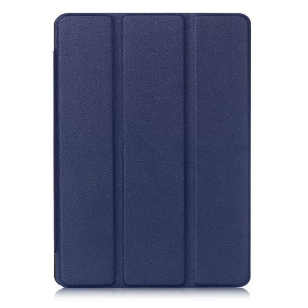 Three fold solid color artificial leather tablet anti fall protective cover