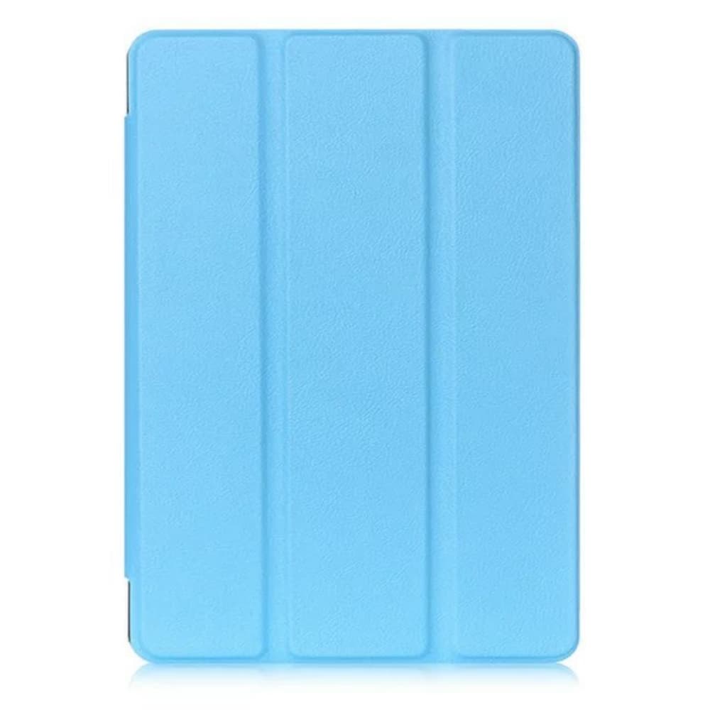 Three fold solid color artificial leather tablet anti fall protective cover