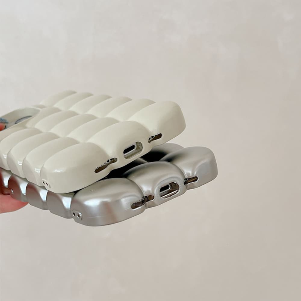 Three dimensional jelly style TPU material solid color phone case