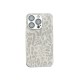 Leopard pattern precision hole electroplated fully wrapped phone case
