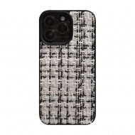 Autumn and winter style velvet plaid fully wrapped phone case