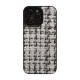 Autumn and winter style velvet plaid fully wrapped phone case