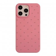 Cartoon style heart-shaped pattern simple phone case