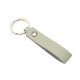 Rivet decoration solid color PU leather long strip keychain